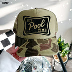 It's Pool Time Trucker Hat *12 COLORS Chloe Vs Tank The Boutique