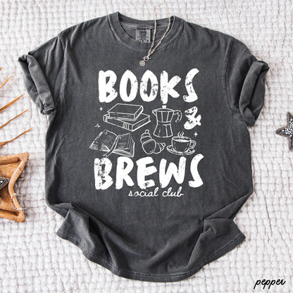 Books & Brews Tee *16 Colors (S-3X) COPY Chloe Vs Tank The Boutique