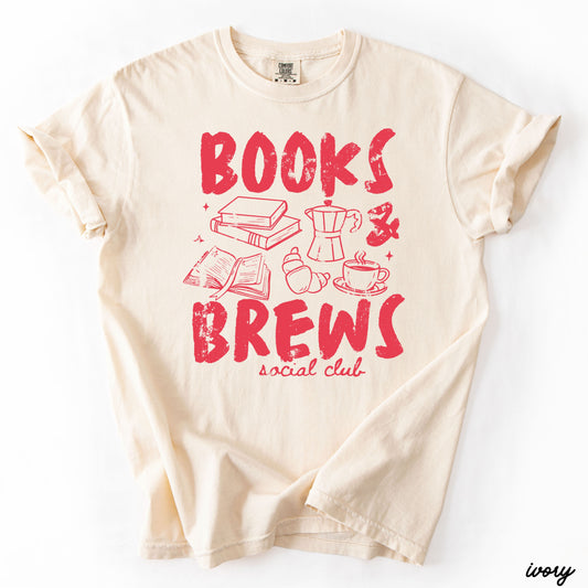 Books & Brews Tee *16 Colors (S-3X) COPY Chloe Vs Tank The Boutique