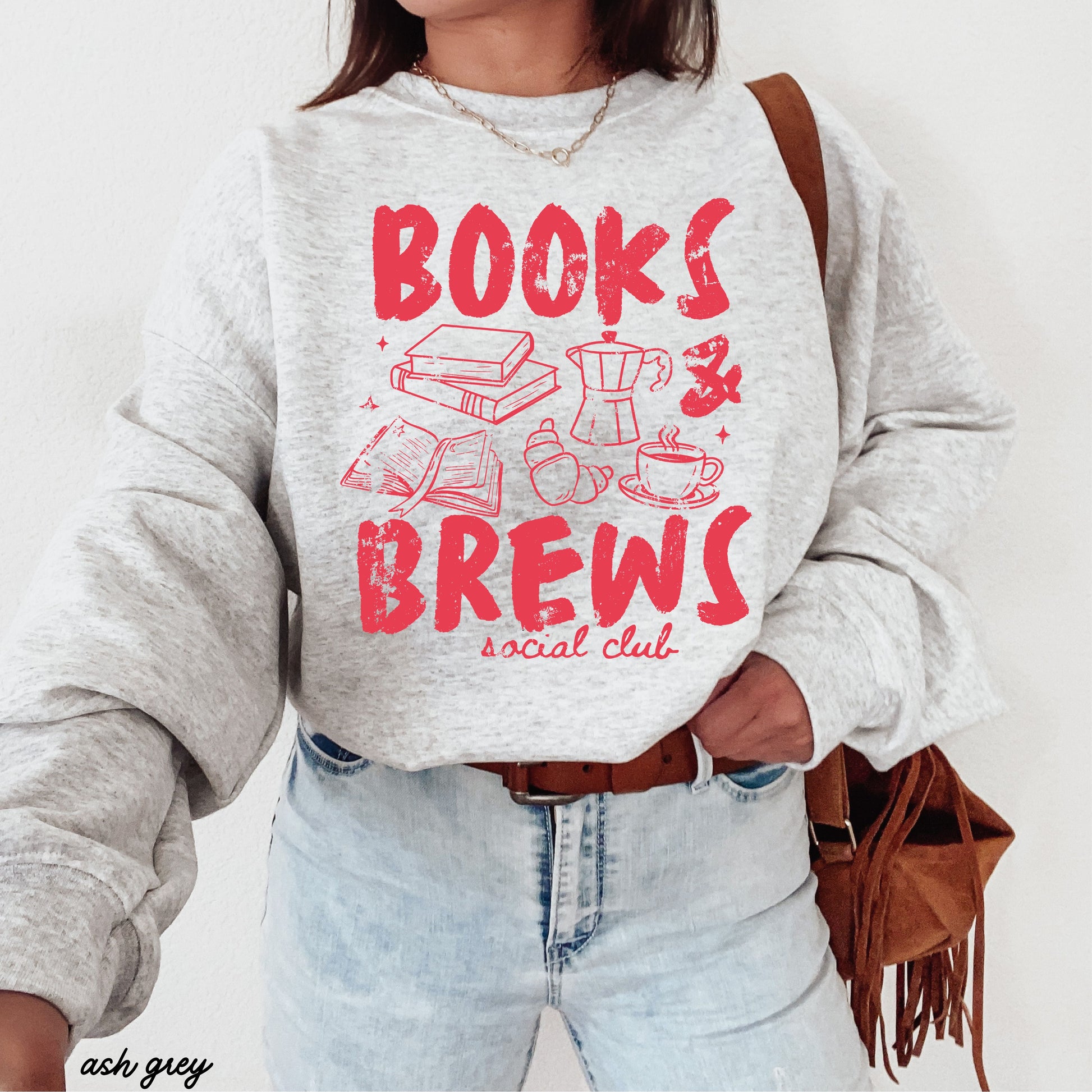 Books & Brews Sweatshirt *9 Colors (S-3X) Chloe Vs Tank The Boutique
