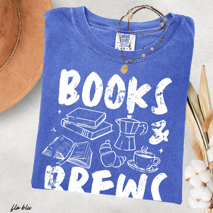 Books & Brews Tee *16 Colors (S-3X) COPY Chloe Vs Tank The Boutique