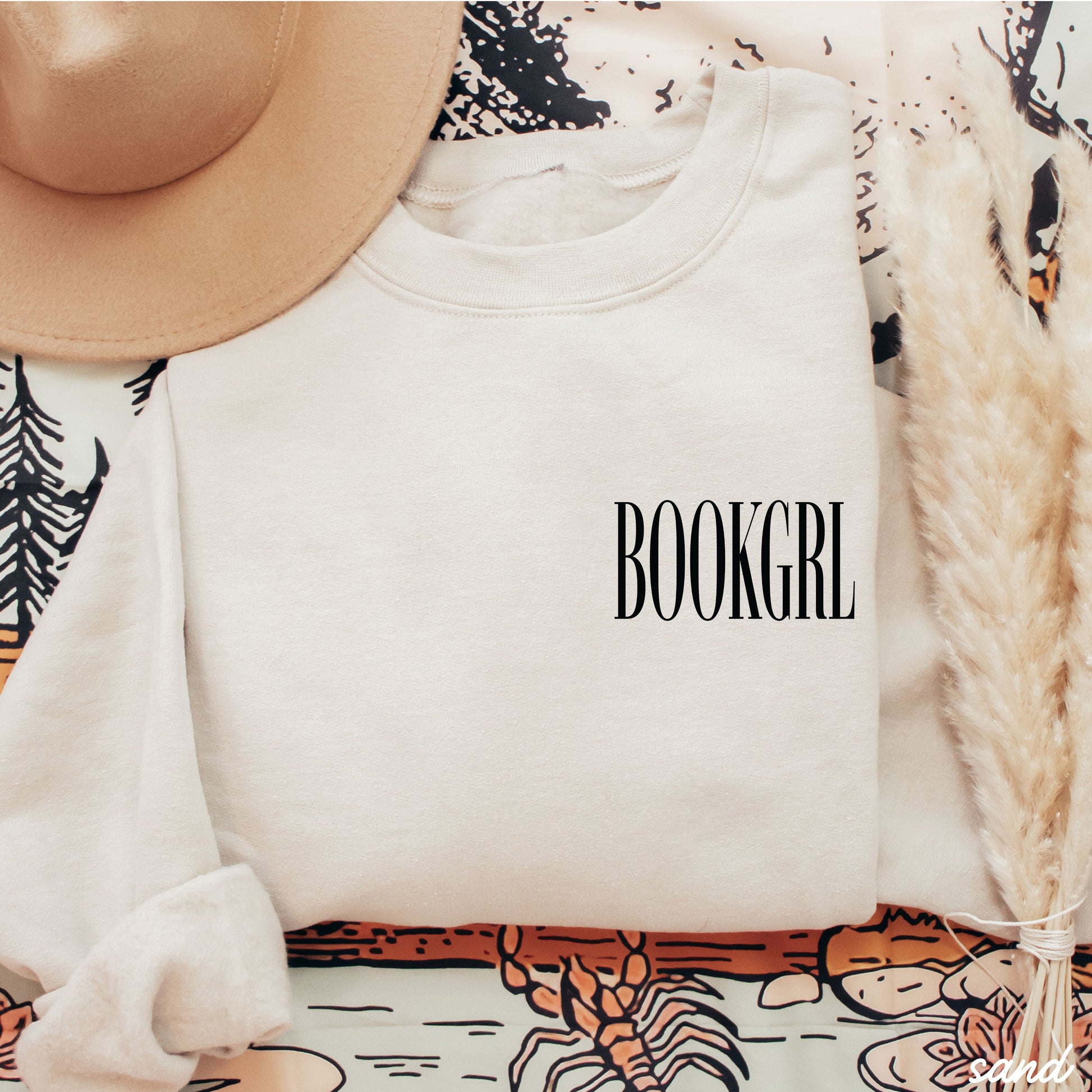 Bookgrl Sweatshirt *9 Colors (S-3X) Chloe Vs Tank The Boutique