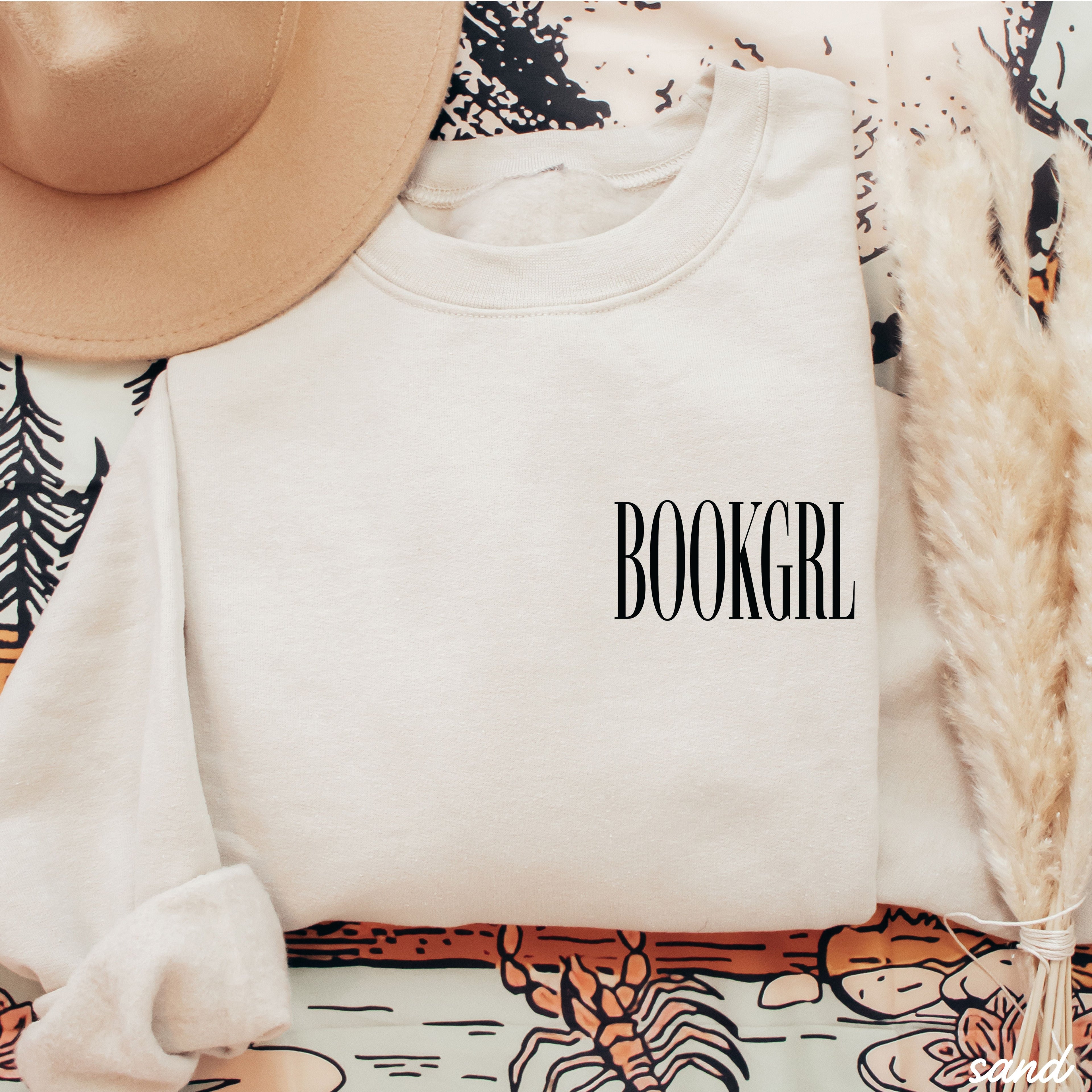 Bookgrl Sweatshirt *9 Colors (S-3X) Chloe Vs Tank The Boutique