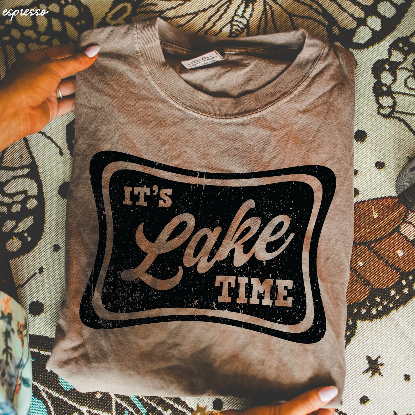 Lake Time Tee *16 Colors (S-3X) Chloe Vs Tank The Boutique