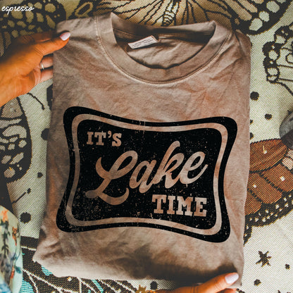 Lake Time Tee *16 Colors (S-3X) Chloe Vs Tank The Boutique