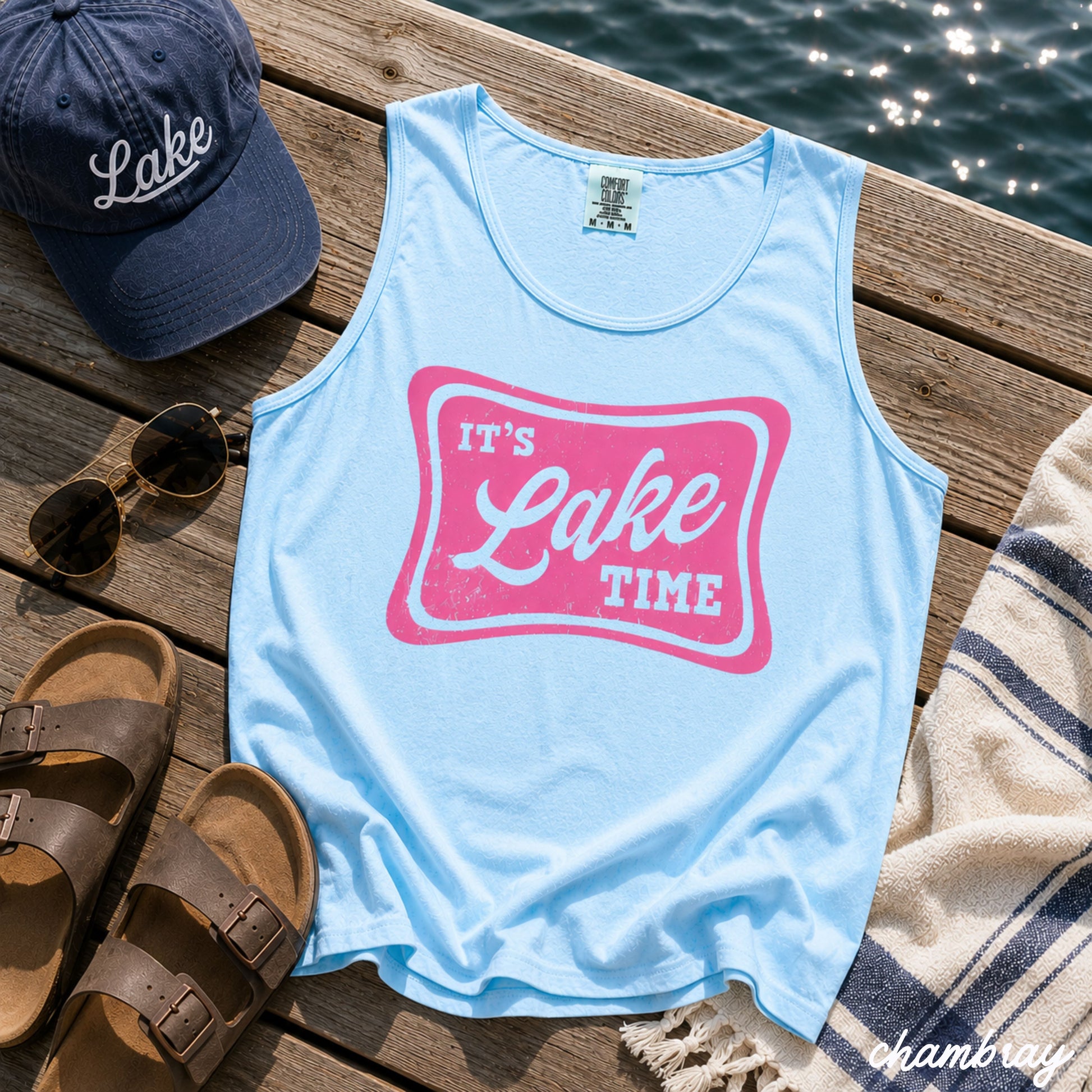 Lake Time Tank *10 Colors (S-3X) Chloe Vs Tank The Boutique