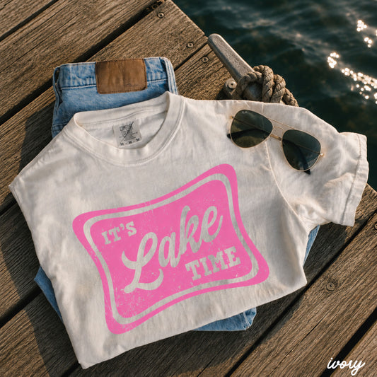 Lake Time Tee *16 Colors (S-3X) Chloe Vs Tank The Boutique