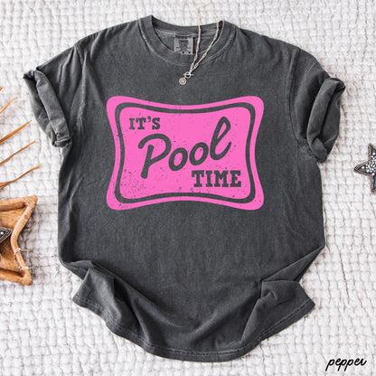 Pool Time Tee *16 Colors (S-3X) Chloe Vs Tank The Boutique