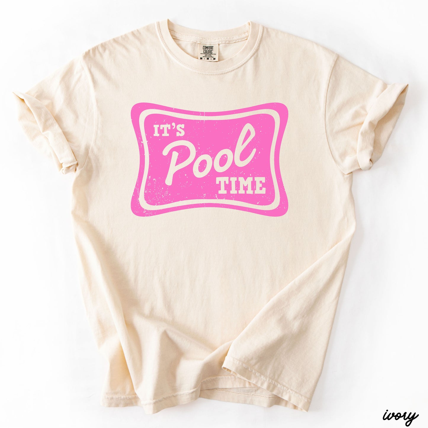 Pool Time Tee *16 Colors (S-3X) Chloe Vs Tank The Boutique