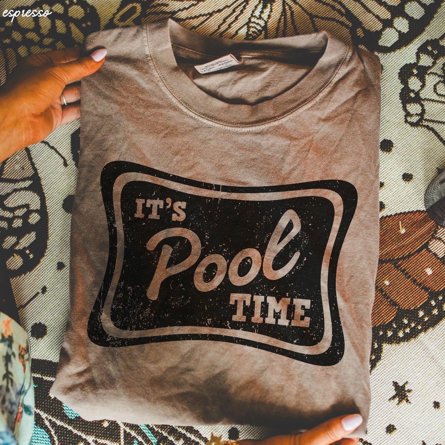 Pool Time Tee *16 Colors (S-3X) Chloe Vs Tank The Boutique
