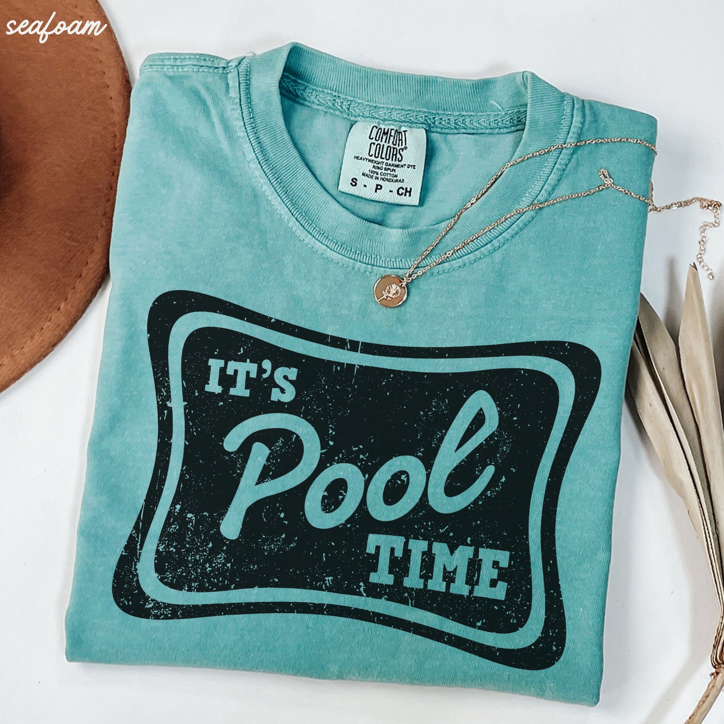 Pool Time Tee *16 Colors (S-3X) Chloe Vs Tank The Boutique