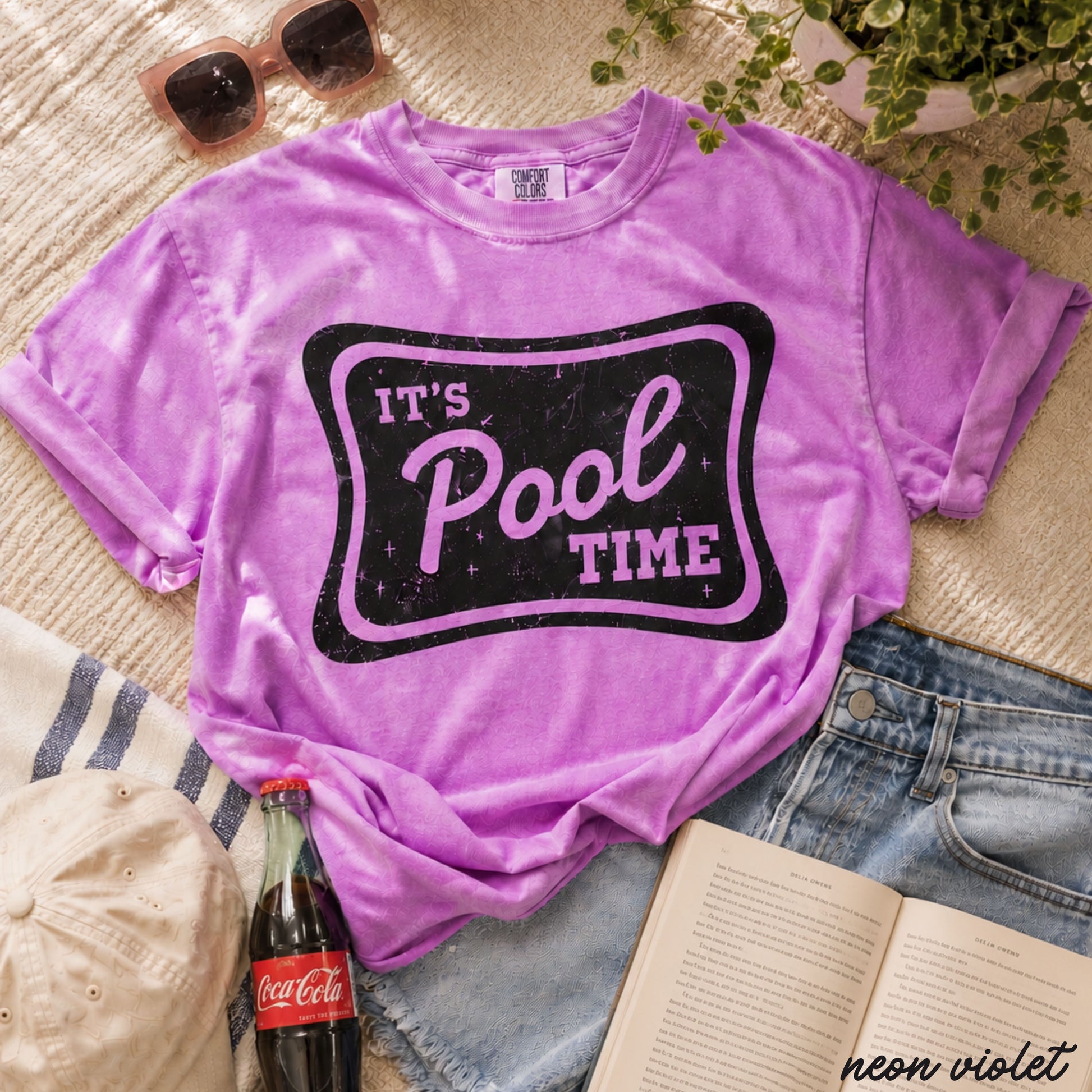 Pool Time Tee *16 Colors (S-3X) Chloe Vs Tank The Boutique
