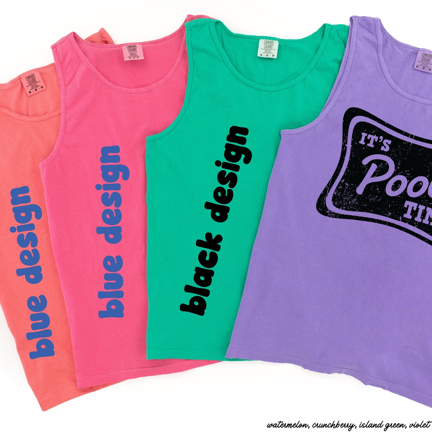 Pool Time Tank *10 Colors (S-3X) Chloe Vs Tank The Boutique