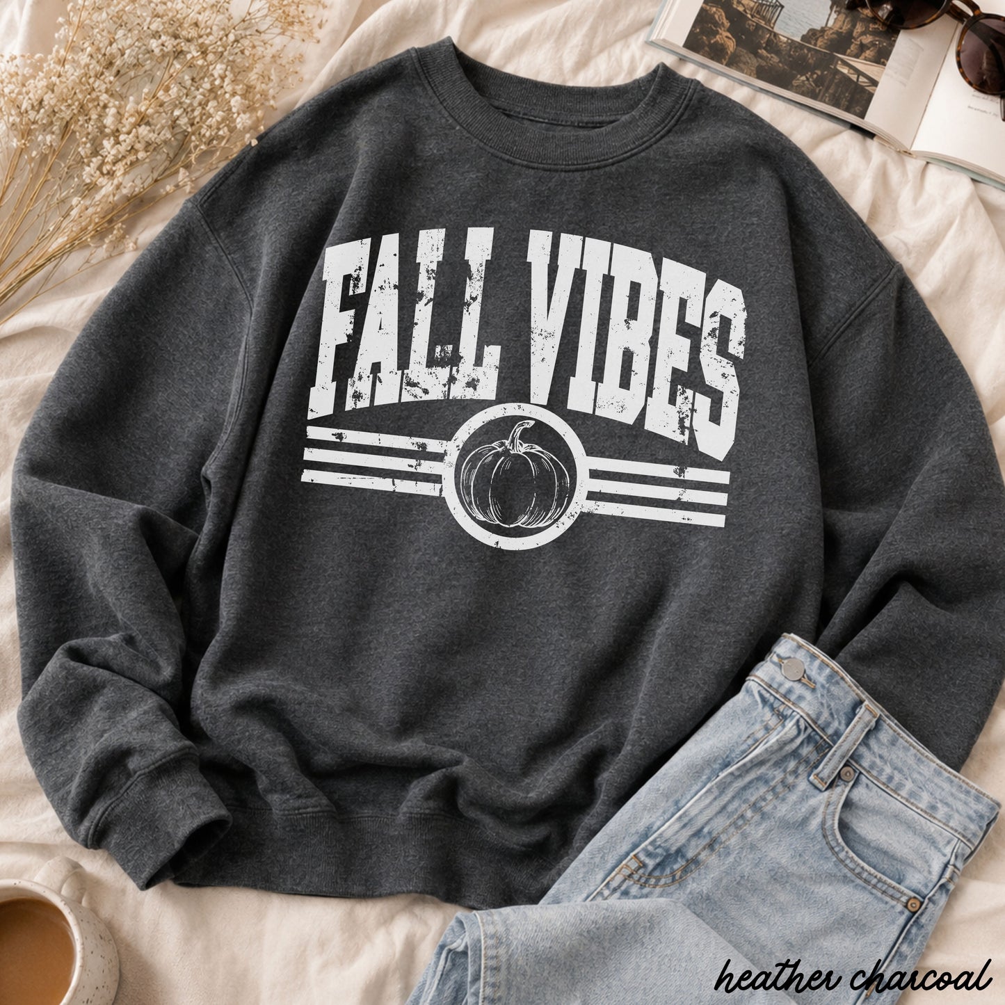 Fall Vibes Sweatshirt *8 Colors (S-3X) Chloe Vs Tank The Boutique