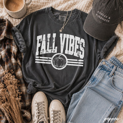 Fall Vibes Tee *13 Colors (S-3X) Chloe Vs Tank The Boutique