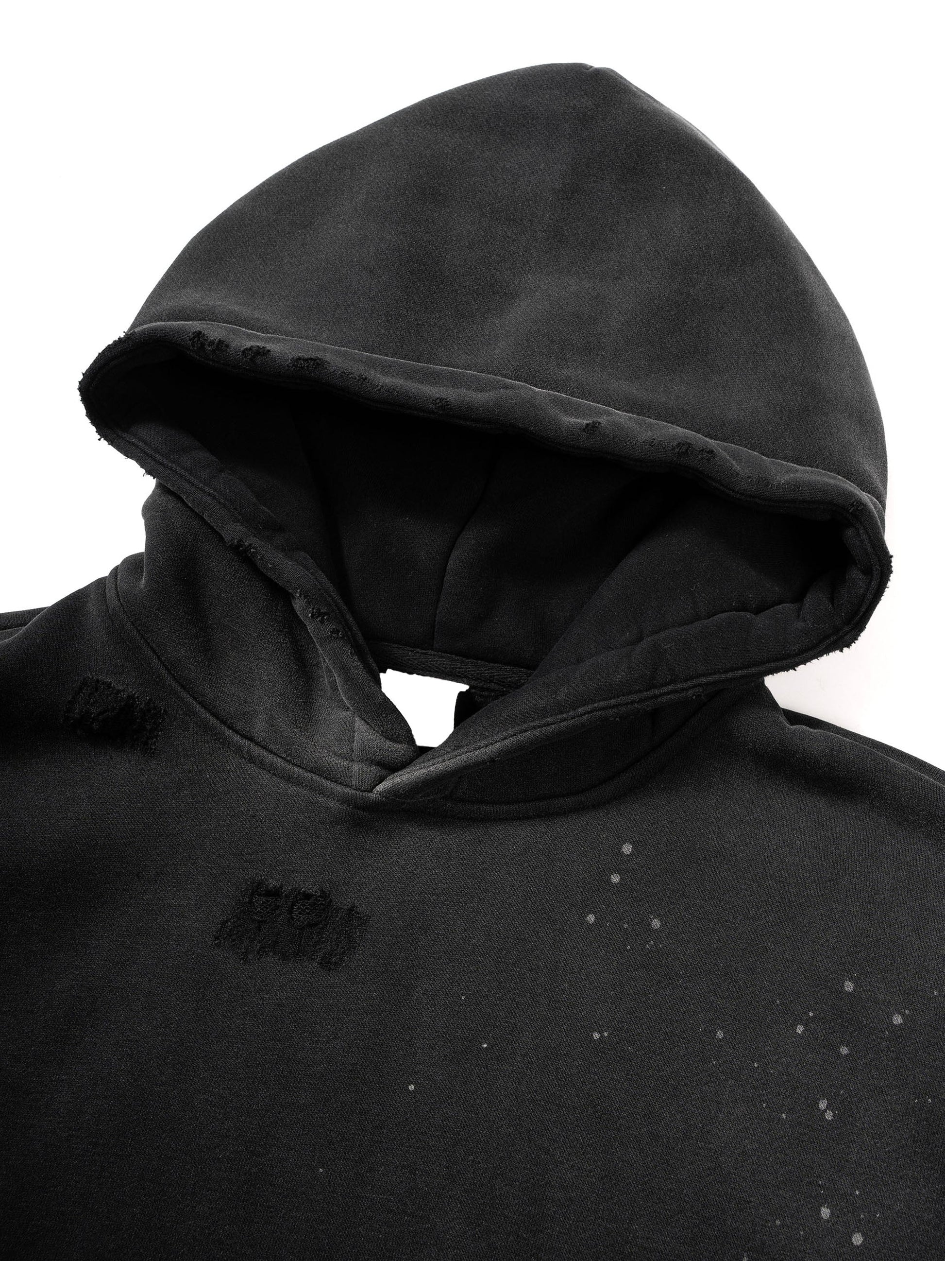 Devour Grunge Cerberus Distressed Hoodie Goth Cloth Co.