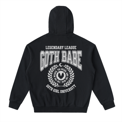 Drop-Shoulder Zip Up Hoodie Goth Cloth Co.