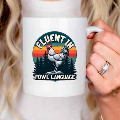 Funny Chicken Coffee Cup - Farm Humor Mug With Rooster Design | Ceramic, Dishwasher Safe Joyful Moose