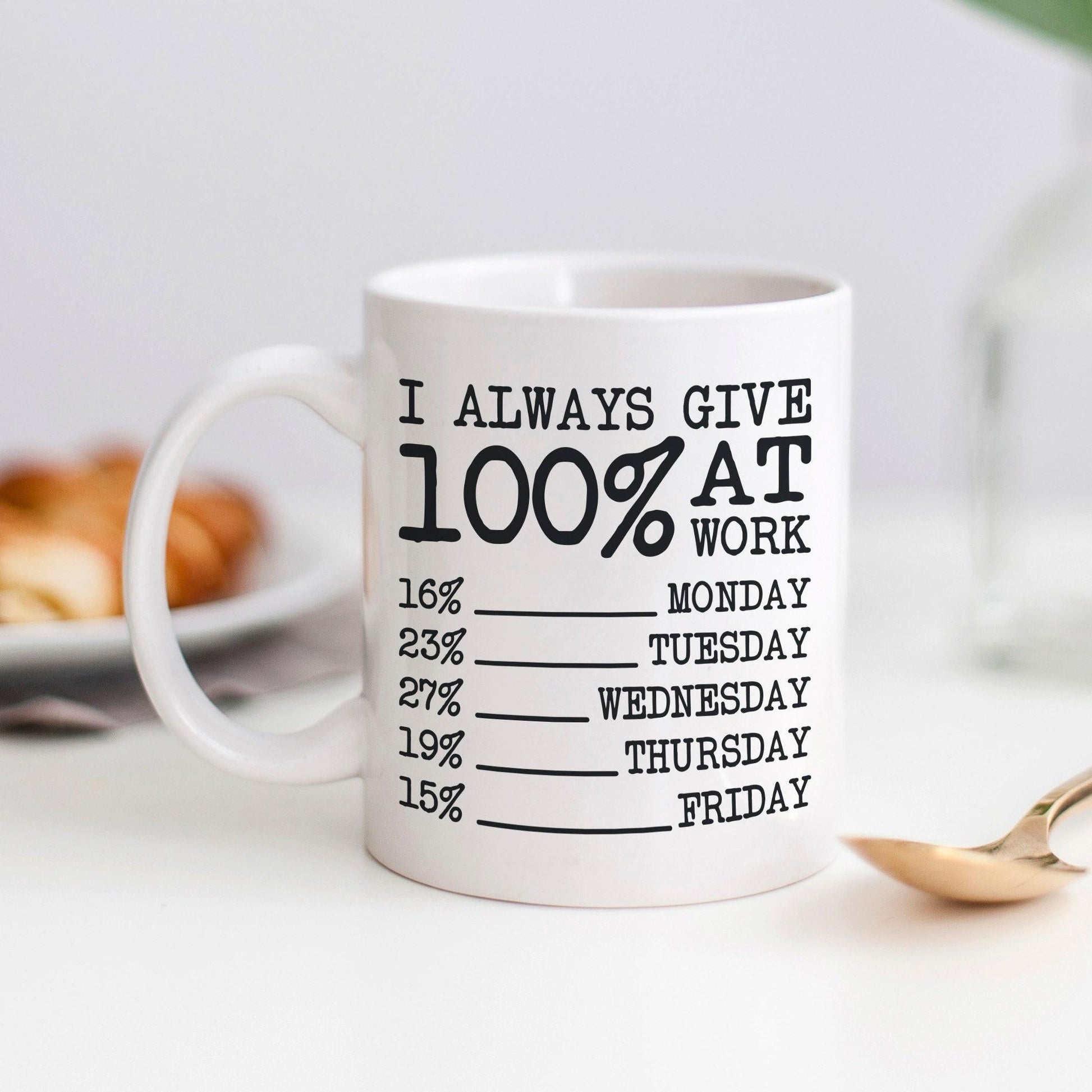 Funny Coffee Mug – Ceramic Office Coffee Mug | Coworker Gag Gift, Dishwasher Safe Joyful Moose