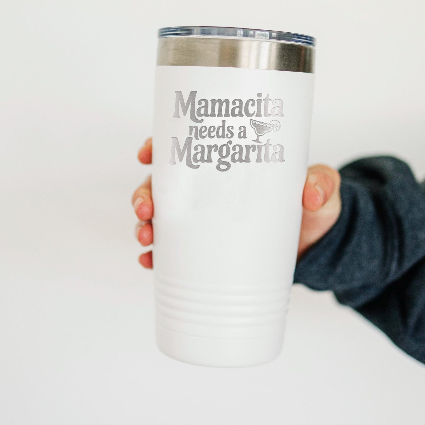 Stainless Steel Tumbler - Mamacita Needs a Margarita | Insulated Travel Mug Joyful Moose