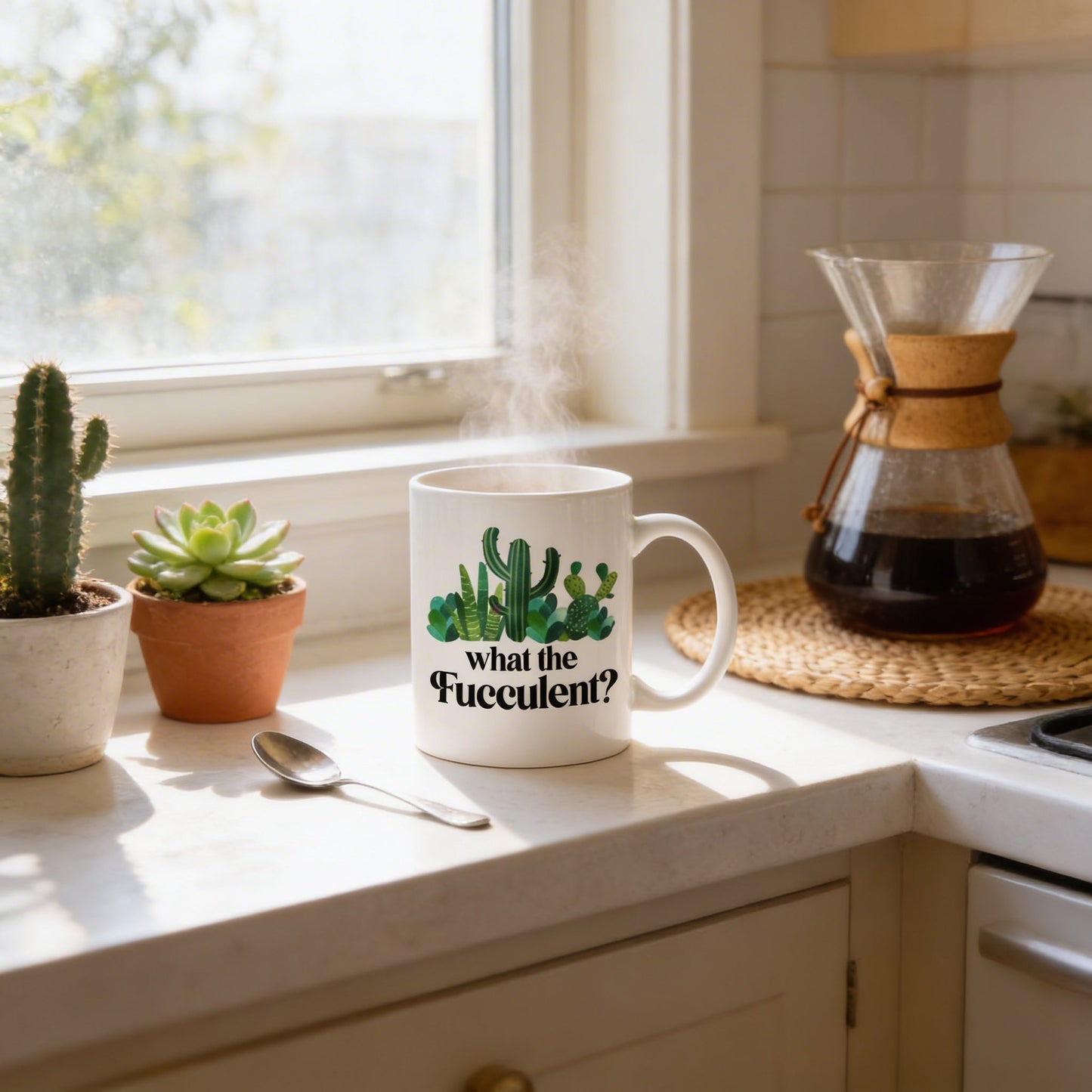 Funny Succulent Mug – Ceramic Coffee Mug with Cactus Design | Joyful Moose Joyful Moose
