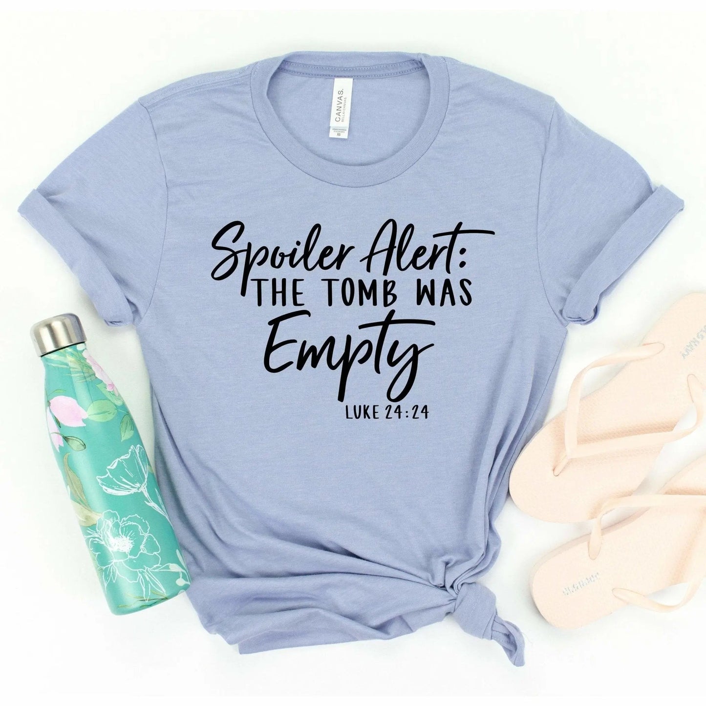 Easter Tshirt Women, Spoiler Alert: The Tomb Was Empty,  easter shirts, christian tshirt,  adult easter tshirt Joyful Moose