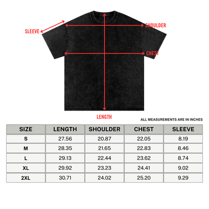 Punks Not Dead Acid Washed Oversized Tee Goth Cloth Co.