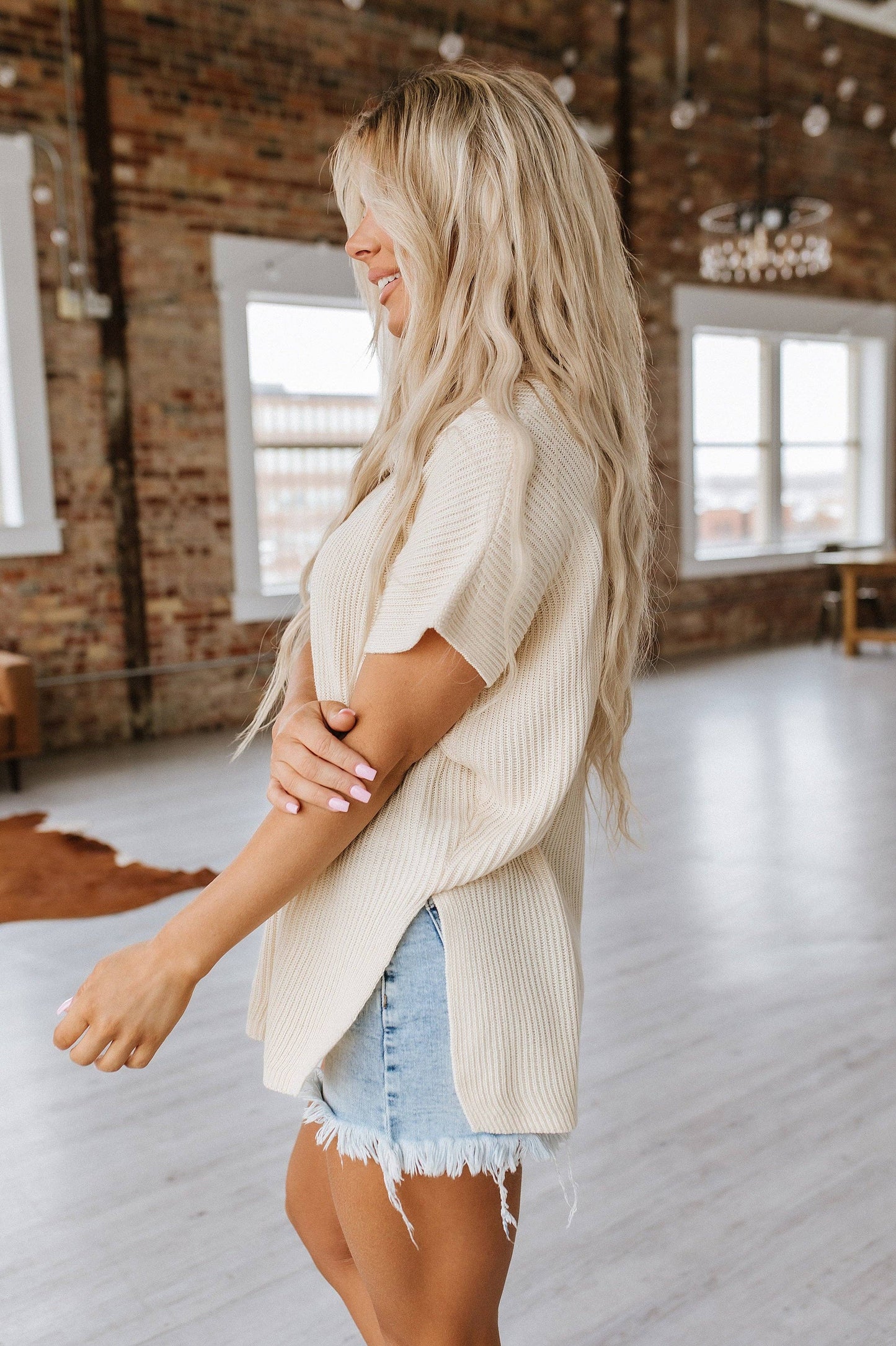 Brandy Side Slit Tunic Thread & Co. Boutique, LLC