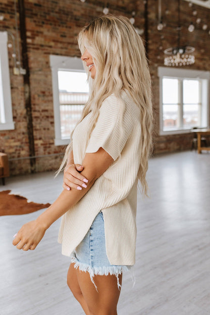 Brandy Side Slit Tunic Thread & Co. Boutique, LLC