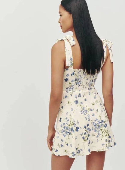 Floral Prairie Tie Dress Wild Cactus Boutique