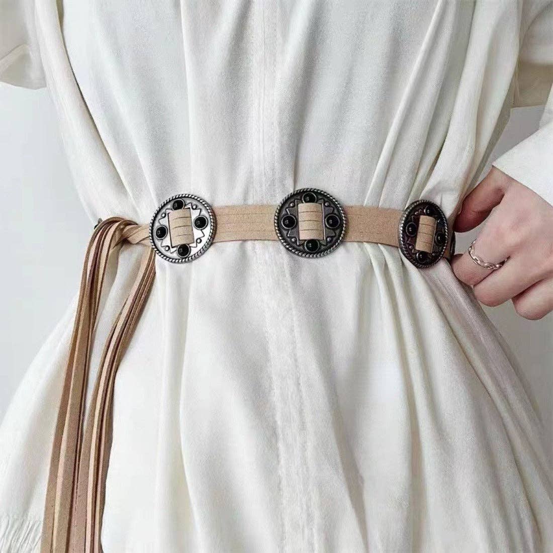 Vintage Bohemian Inlaid Waist Chain Wild Cactus Boutique