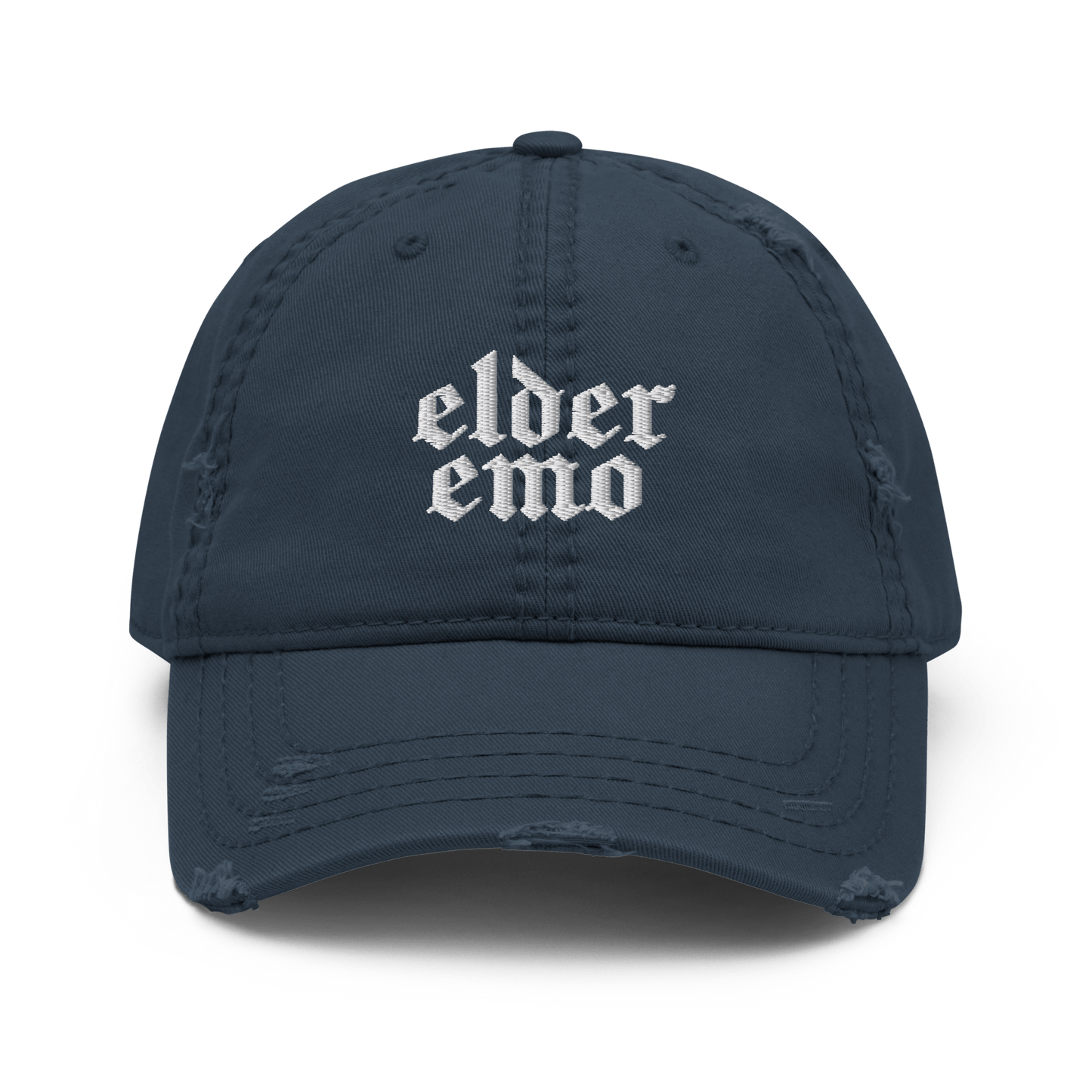 Elder Emo Distressed Dad Cap Goth Cloth Co.