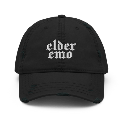 Elder Emo Distressed Dad Cap Goth Cloth Co.