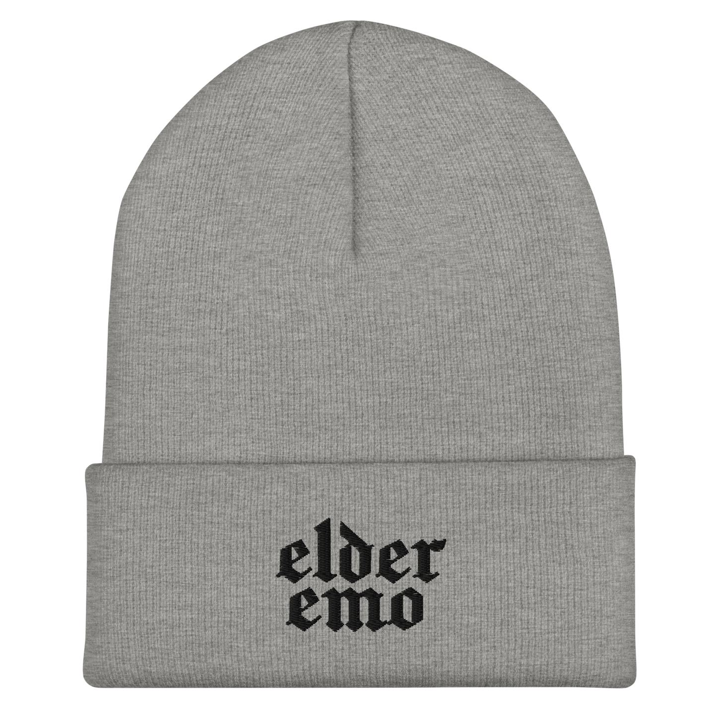 Elder Emo Embroidered Beanie Goth Cloth Co.