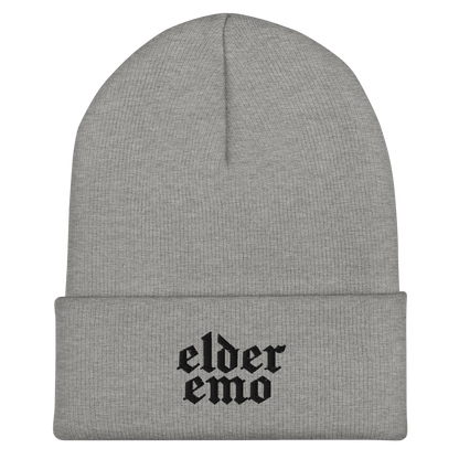 Elder Emo Embroidered Beanie Goth Cloth Co.