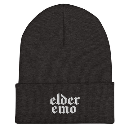 Elder Emo Embroidered Beanie Goth Cloth Co.