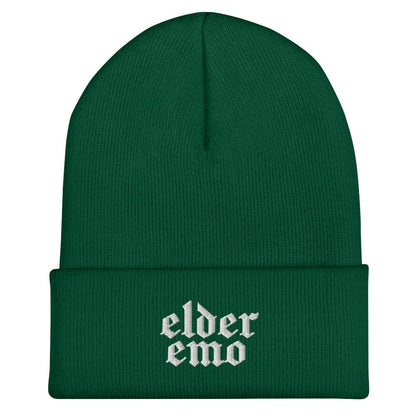 Elder Emo Embroidered Beanie Goth Cloth Co.