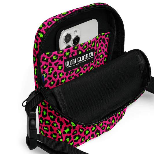 Electric Leopard Crossbody Bag Goth Cloth Co.