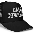 Emo Cowgirl Embroidered Foam Trucker Hat Goth Cloth Co.