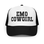 Emo Cowgirl Embroidered Foam Trucker Hat Goth Cloth Co.
