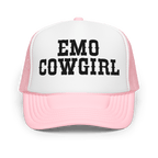 Emo Cowgirl Embroidered Foam Trucker Hat Goth Cloth Co.