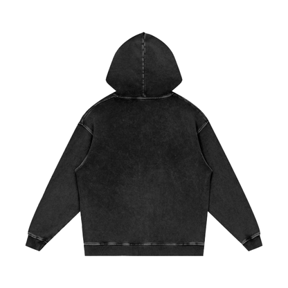 Exquisite Creature Acid Wash Oversize Hoodie Goth Cloth Co.