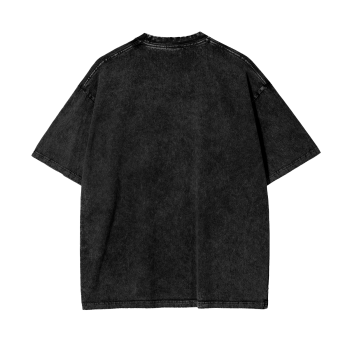 Exquisite Creature Metal Acid Wash Oversize T-Shirt Goth Cloth Co.