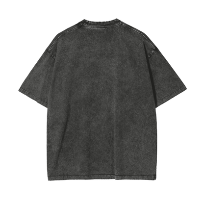 Exquisite Creature Metal Acid Wash Oversize T-Shirt Goth Cloth Co.