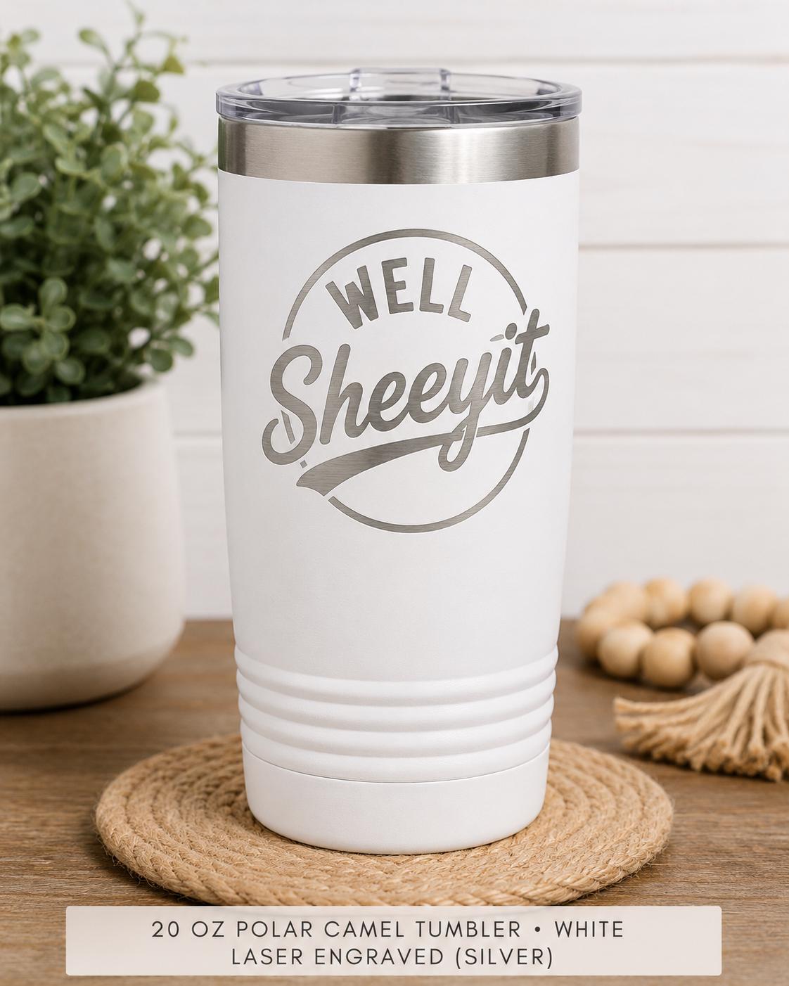 Funny Southern Tumbler – Olive Green Insulated Travel Mug With Sarcastic Saying Joyful Moose