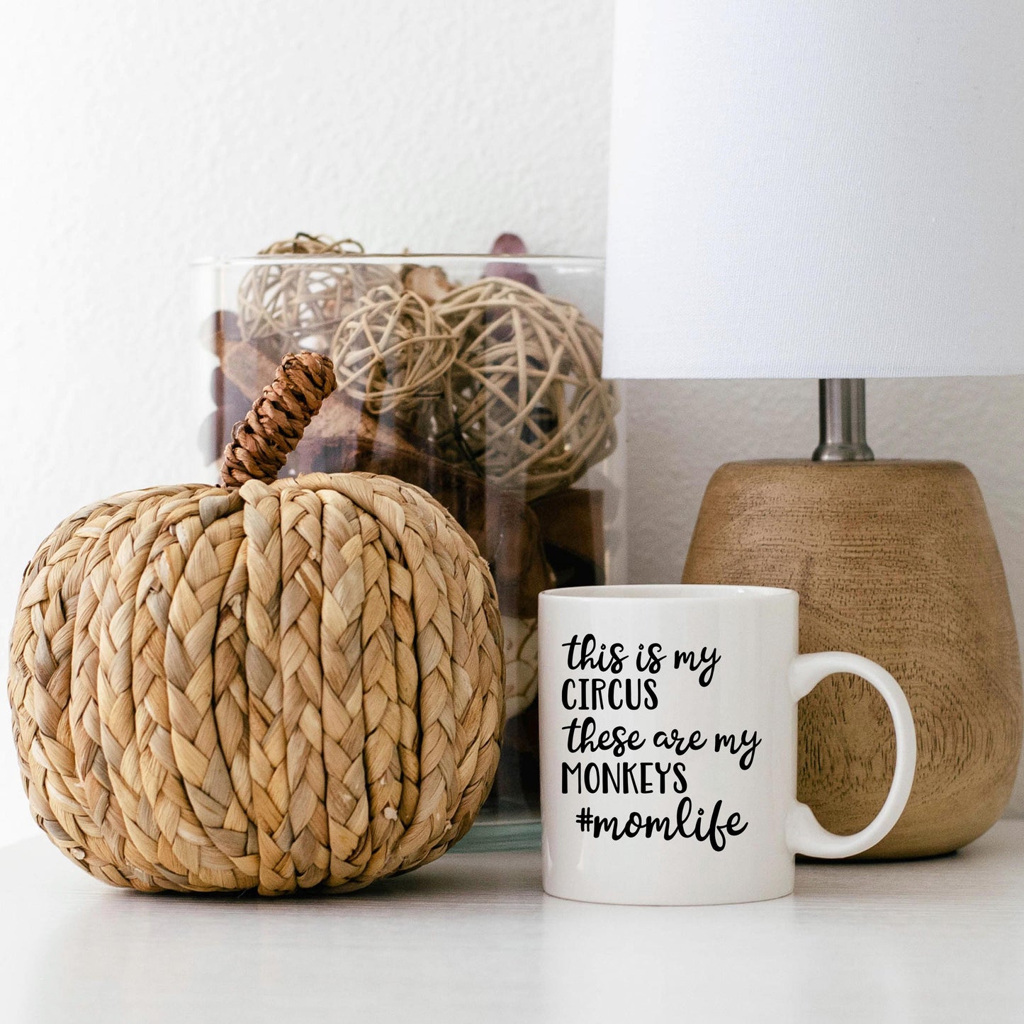 Funny Mom Coffee Mug – Ceramic Coffee Cup With Playful Message | Microwave Safe Joyful Moose