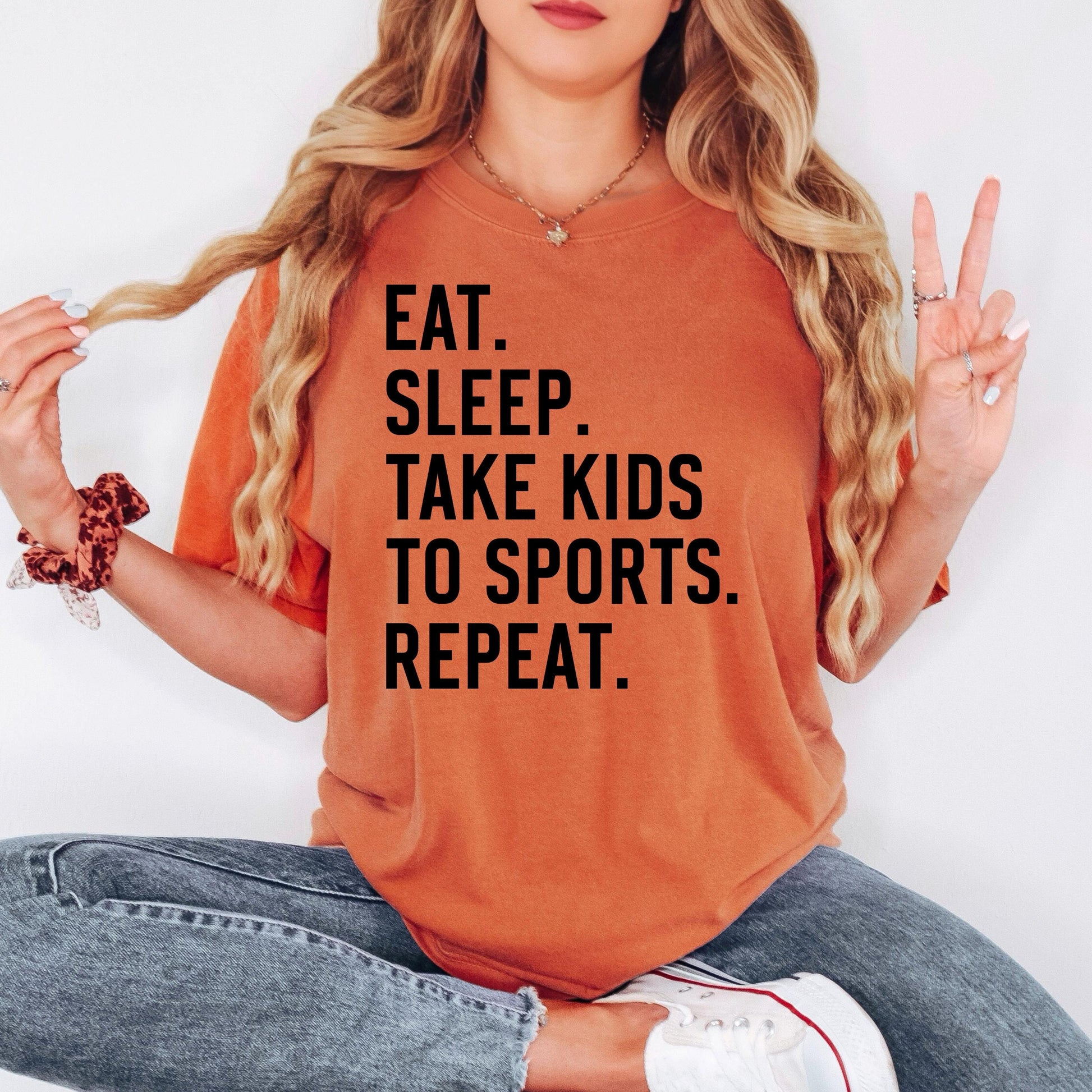 Sports Mom Graphic Tee – Soft Cotton Comfort Shirt for Parenting Hustle Joyful Moose