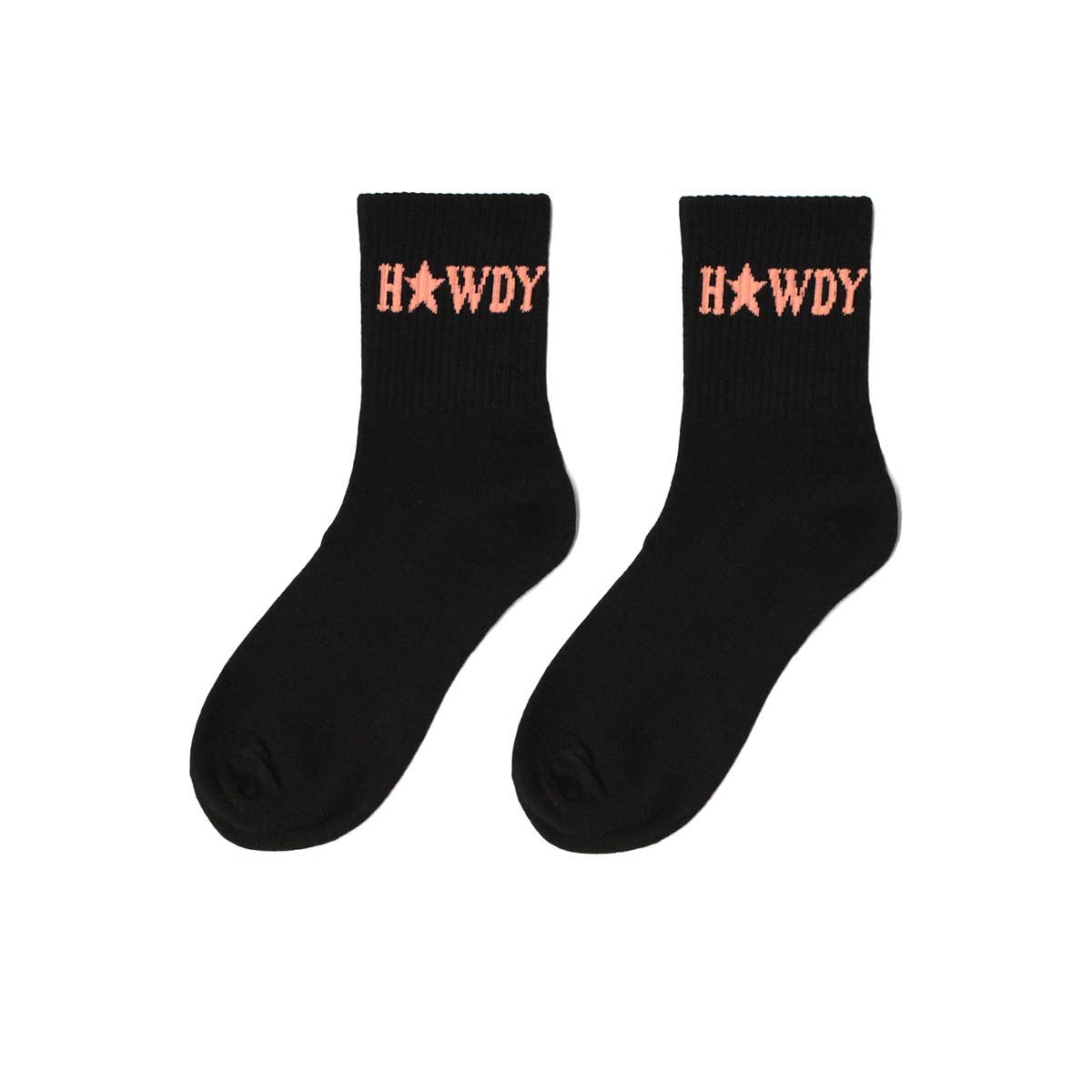 Howdy Crew Socks - Pink Wild Cactus Boutique