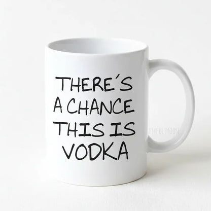 Funny Coffee Mug - Funny Vodka Gift - Funny Saying Coffee Mug Joyful Moose
