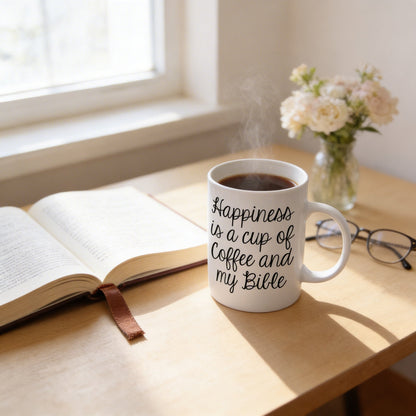Bible Coffee Mug - Christian Coffee Mug for Her Joyful Moose